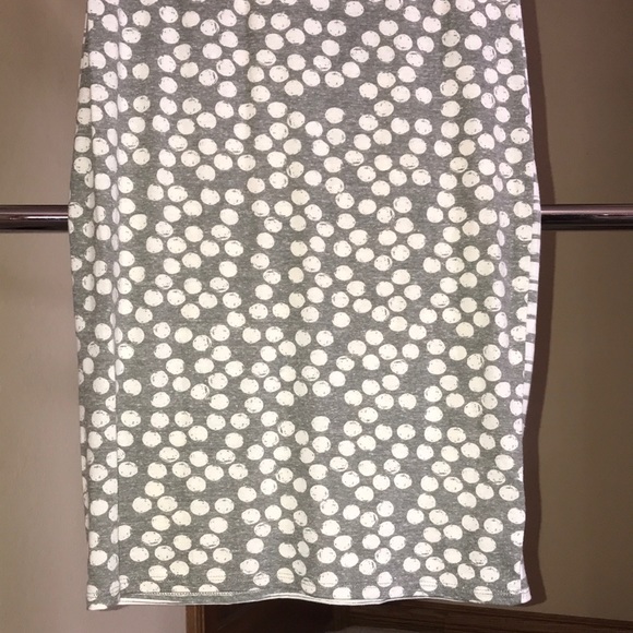 LuLa Roe Dress, Julia, Gray/White, Sz L, NWT! - Picture 3 of 12